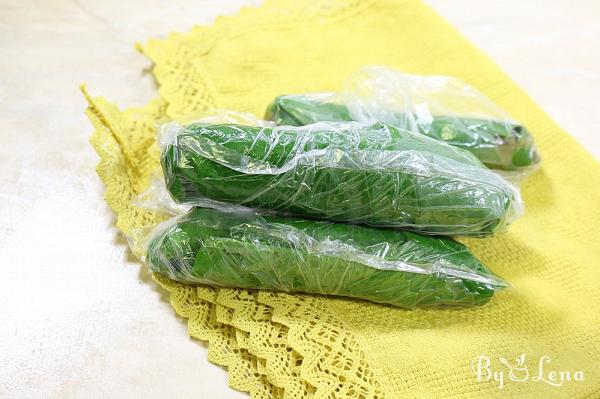 How to Freeze Fresh Grape Leaves - Step 6