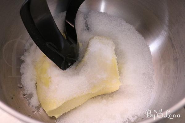 Ring Shortbread Cookies with Peanuts - Step 1