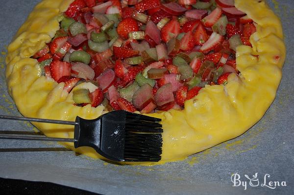 Strawberry and Rhubarb Galette - Step 11