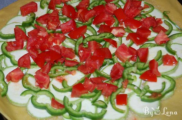 Zucchini and Yellow Cheese Galette - Step 11