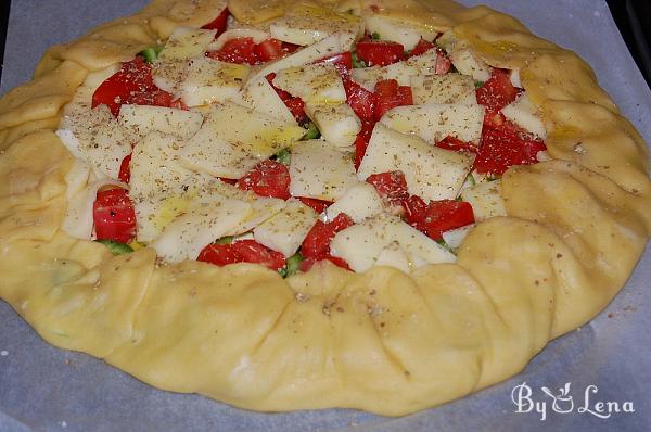 Zucchini and Yellow Cheese Galette - Step 14