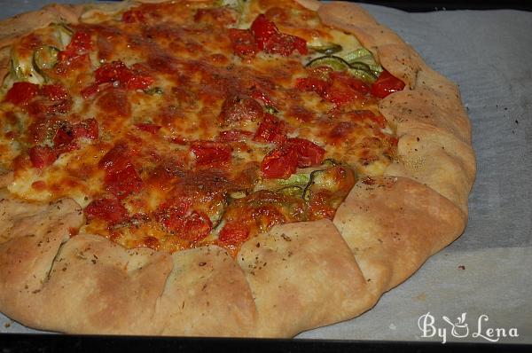 Zucchini and Yellow Cheese Galette - Step 15