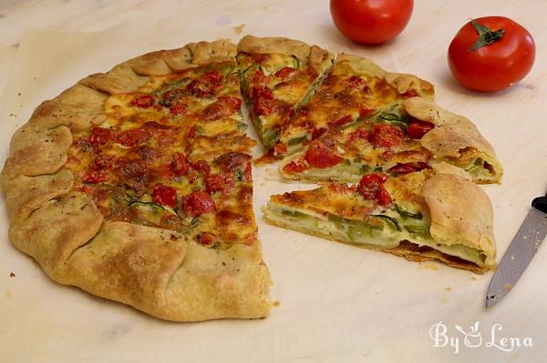 Zucchini and Yellow Cheese Galette - Step 16