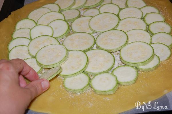 Zucchini and Yellow Cheese Galette - Step 9
