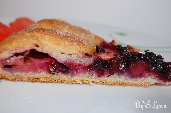 Apple and Blueberry Galette (Vegetarian)