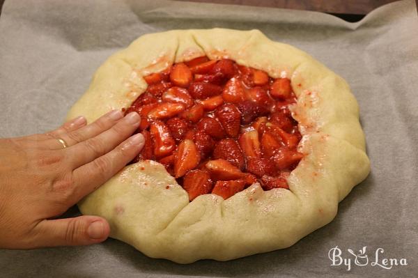 Vegan Strawberry Galette - Step 12