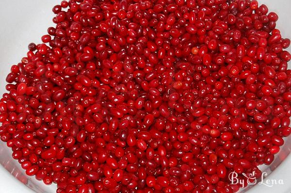 Cornelian Cherry Jam - Step 1