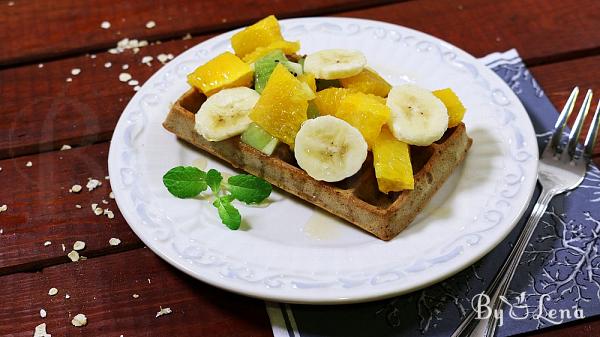 Oven Baked Vegan Waffles