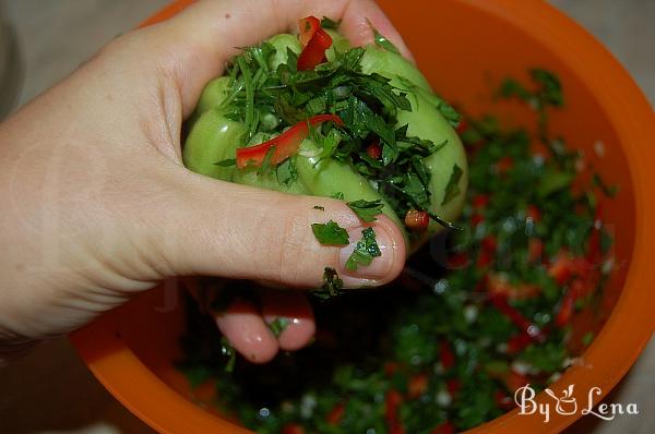 Quick Fermented Green Tomatoes - Step 5