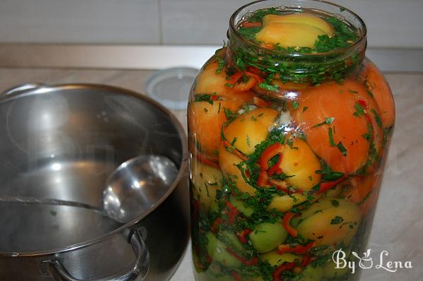 Quick Fermented Green Tomatoes - Step 8