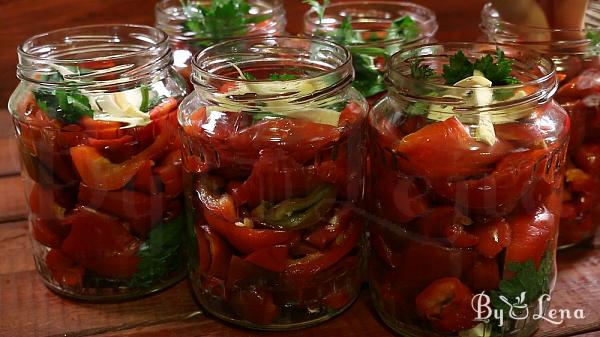 Romanian Pickled Round Peppers in Vinegar - Step 13