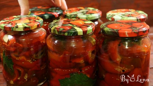 Romanian Pickled Round Peppers in Vinegar - Step 17