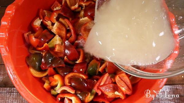 Romanian Pickled Round Peppers in Vinegar - Step 4