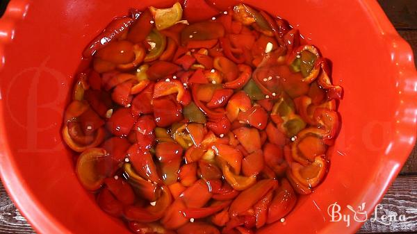 Romanian Pickled Round Peppers in Vinegar - Step 8