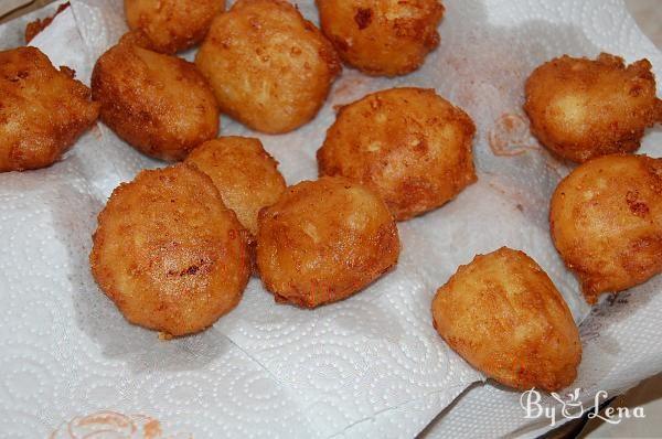 Apple Fritter Doughnuts with Cheese - Step 7