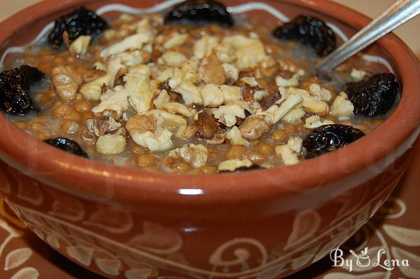 Eastern Christmas Wheat Berry Dessert - Kutia