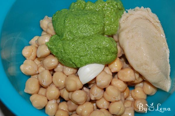 Pesto Hummus Recipe - Step 4