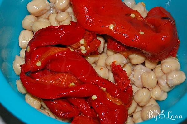 Roasted Pepper Hummus - Step 2