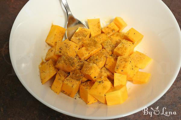 Easy Roasted Pumpkin Hummus - Step 1