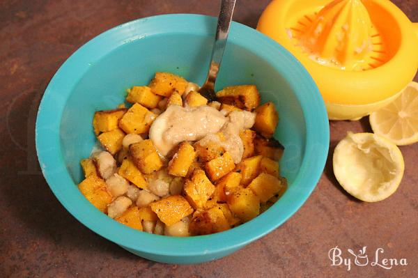 Easy Roasted Pumpkin Hummus - Step 4