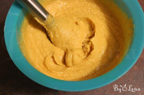 Easy Roasted Pumpkin Hummus - Step 5