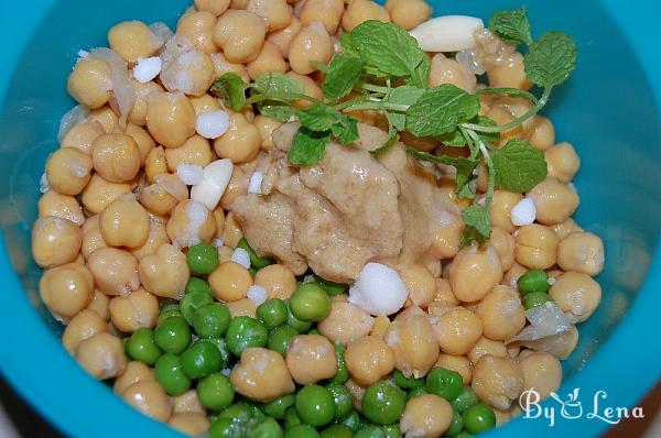 Green Pea and Mint Hummus - Step 4