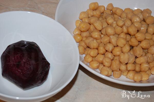 Beetroot Hummus - Step 1