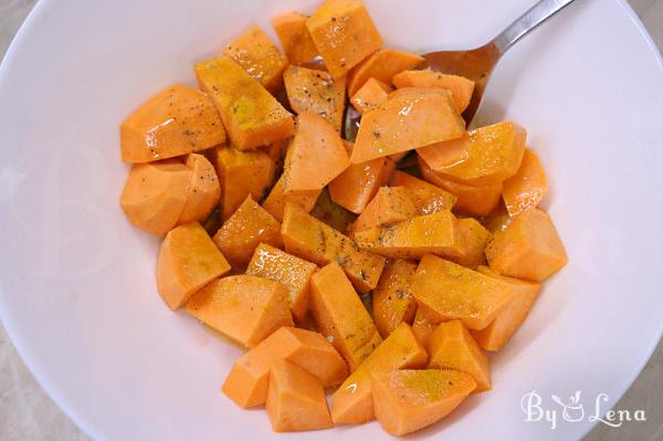 Sweet Potato and Lentil Hummus - Step 1