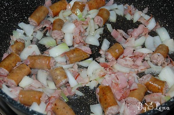 Bean Stew with Sausages and Sour Cream - Step 2