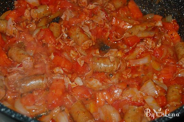 Bean Stew with Sausages and Sour Cream - Step 5