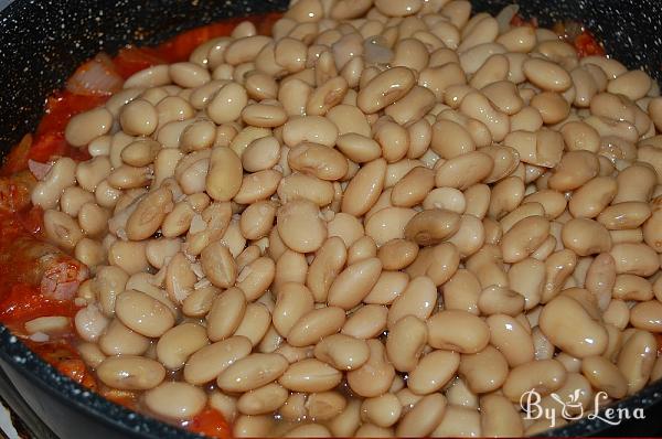 Bean Stew with Sausages and Sour Cream - Step 6