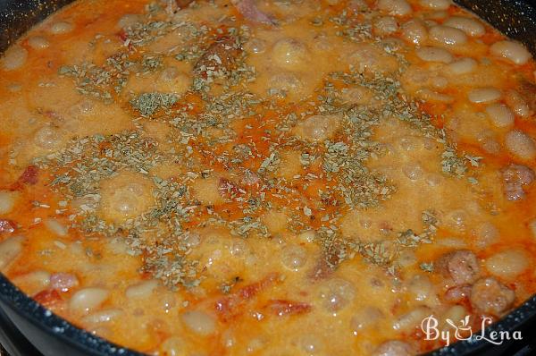 Bean Stew with Sausages and Sour Cream - Step 8