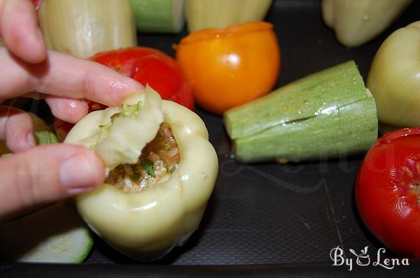 Greek Stuffed Vegetables - Gemista - Step 16