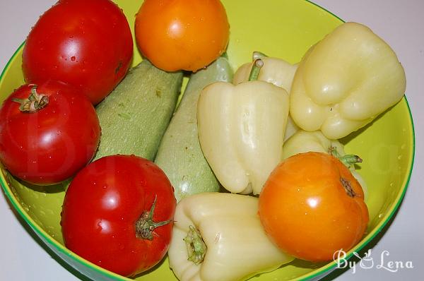 Greek Stuffed Vegetables - Gemista - Step 1