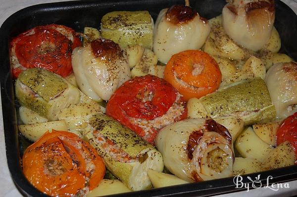 Greek Stuffed Vegetables - Gemista - Step 22