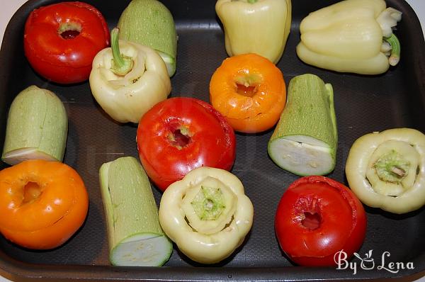 Greek Stuffed Vegetables - Gemista - Step 8