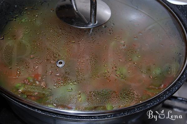 Okra Stew with Meat and Tomatoes - Step 10