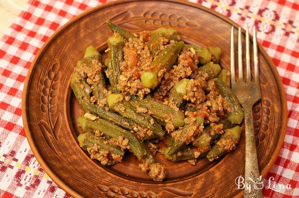 Okra Stew with Meat and Tomatoes - Step 12