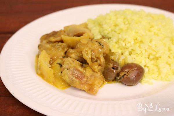 Easy Chicken Tagine with Olives and Preserved Lemon - Step 17