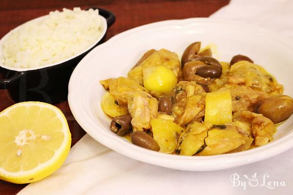 Easy Chicken Tagine with Olives and Preserved Lemon