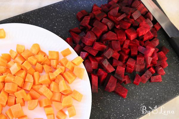 Easy Beetroot Sauteed with Beans - Step 3