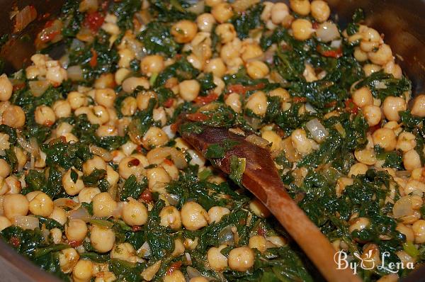 Chickpeas with Spinach - Step 6