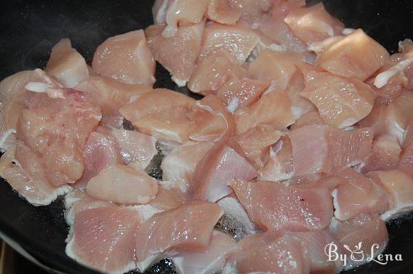 Sauteed Celery Root with Chicken - Step 3