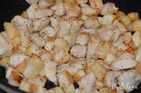 Sauteed Celery Root with Chicken - Step 6