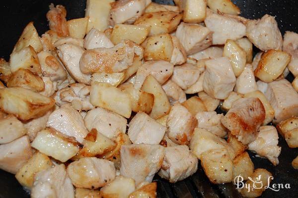 Sauteed Celery Root with Chicken - Step 8