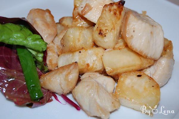 Sauteed Celery Root with Chicken - Step 9