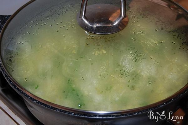 Pan-Roasted Cauliflower with Peas - Step 8