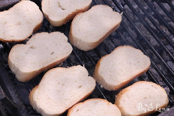 Mici Patties on Bread  - Step 2