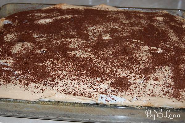 Chocolate Brownie Meringue Cake - Step 13