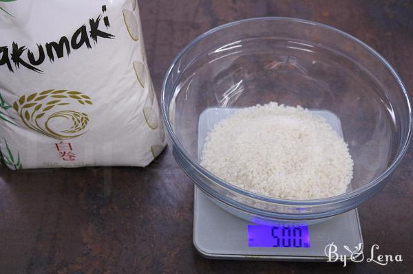 Simple Sushi Rice Recipe - Step 1